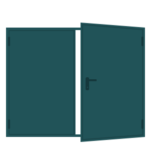 Распашные гаражные ворота